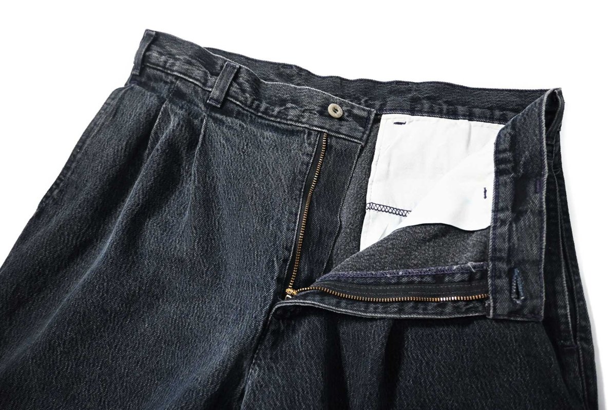 画像5: 90s Used Dockers Denim Pleated Trouser (5)