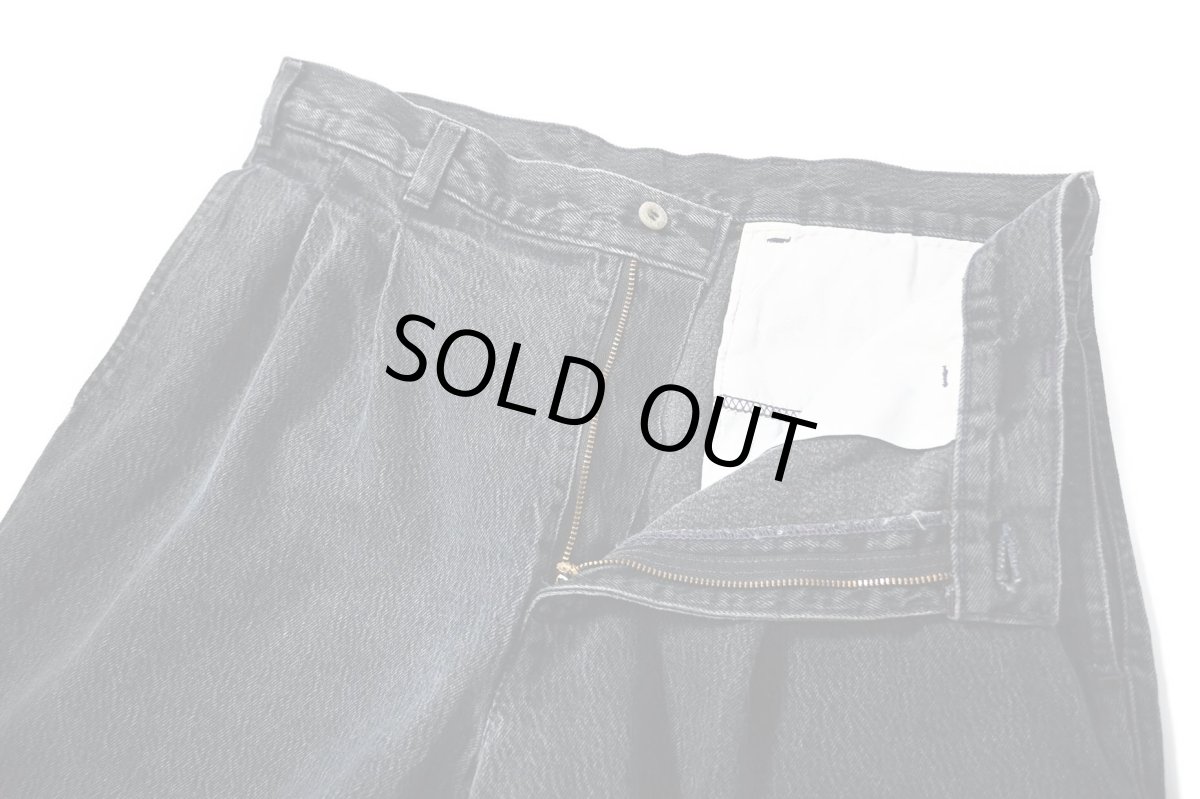 画像5: 90s Used Dockers Denim Pleated Trouser (5)
