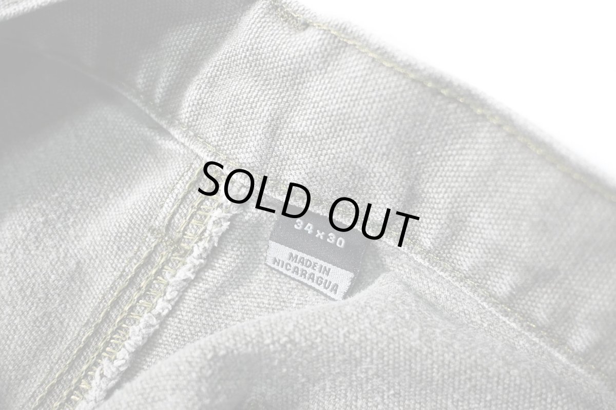 画像6: Used Carhartt Duck Carpenter Pants Moss カーハート (6)