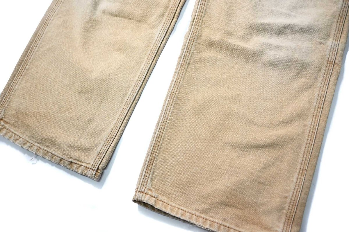 画像3: 00s Used Carhartt Duck Carpenter Pants Brown カーハート (3)