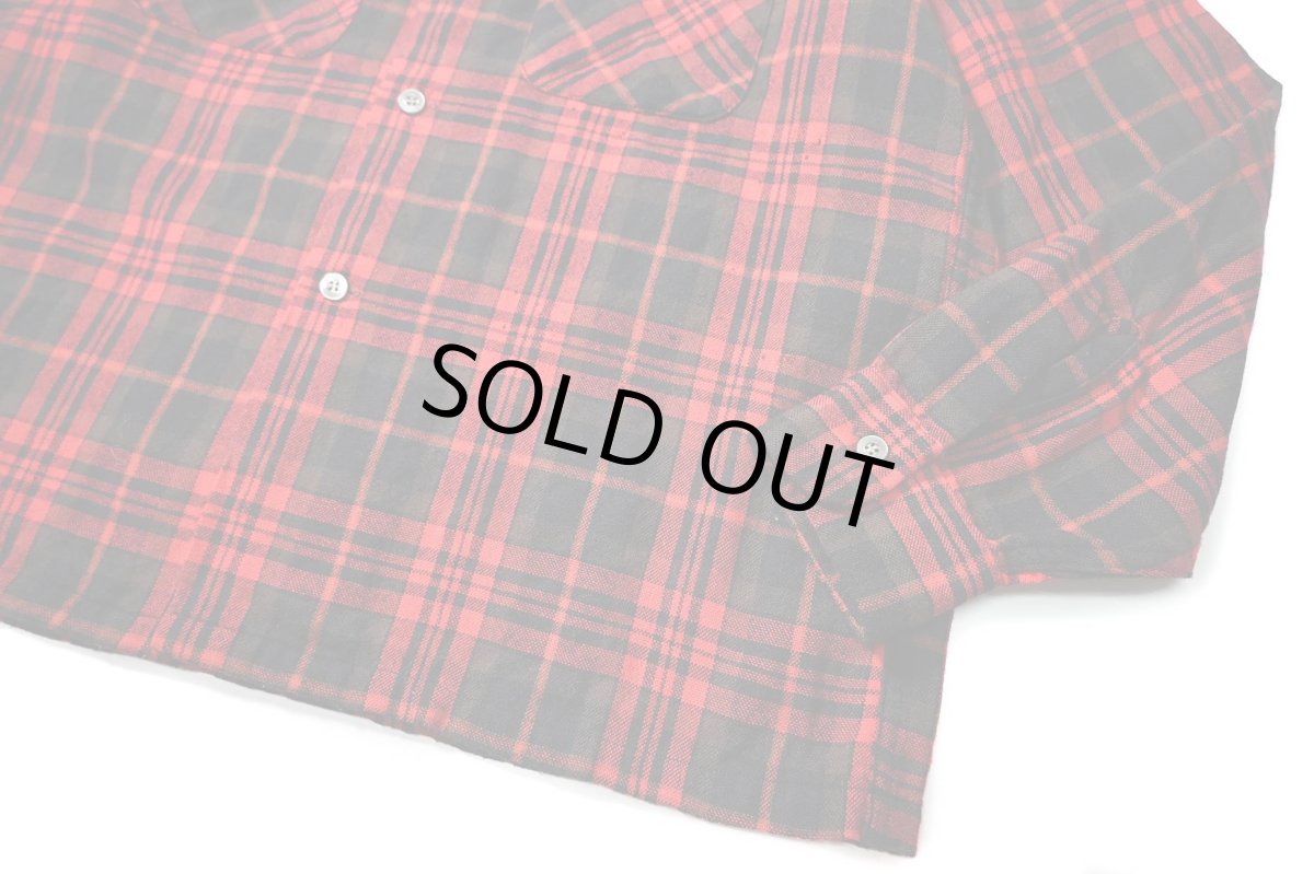画像3: 60s Used Sears Wool Open Collar Shirt (3)