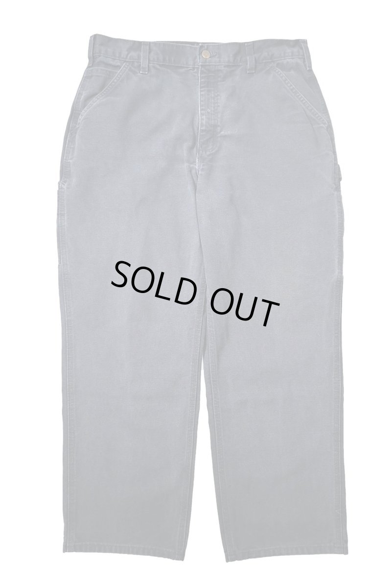 画像1: 09' Used Carhartt Duck Carpenter Pants Midnight カーハート (1)