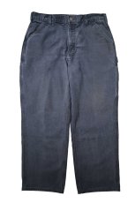 画像1: 09' Used Carhartt Duck Carpenter Pants Midnight カーハート (1)