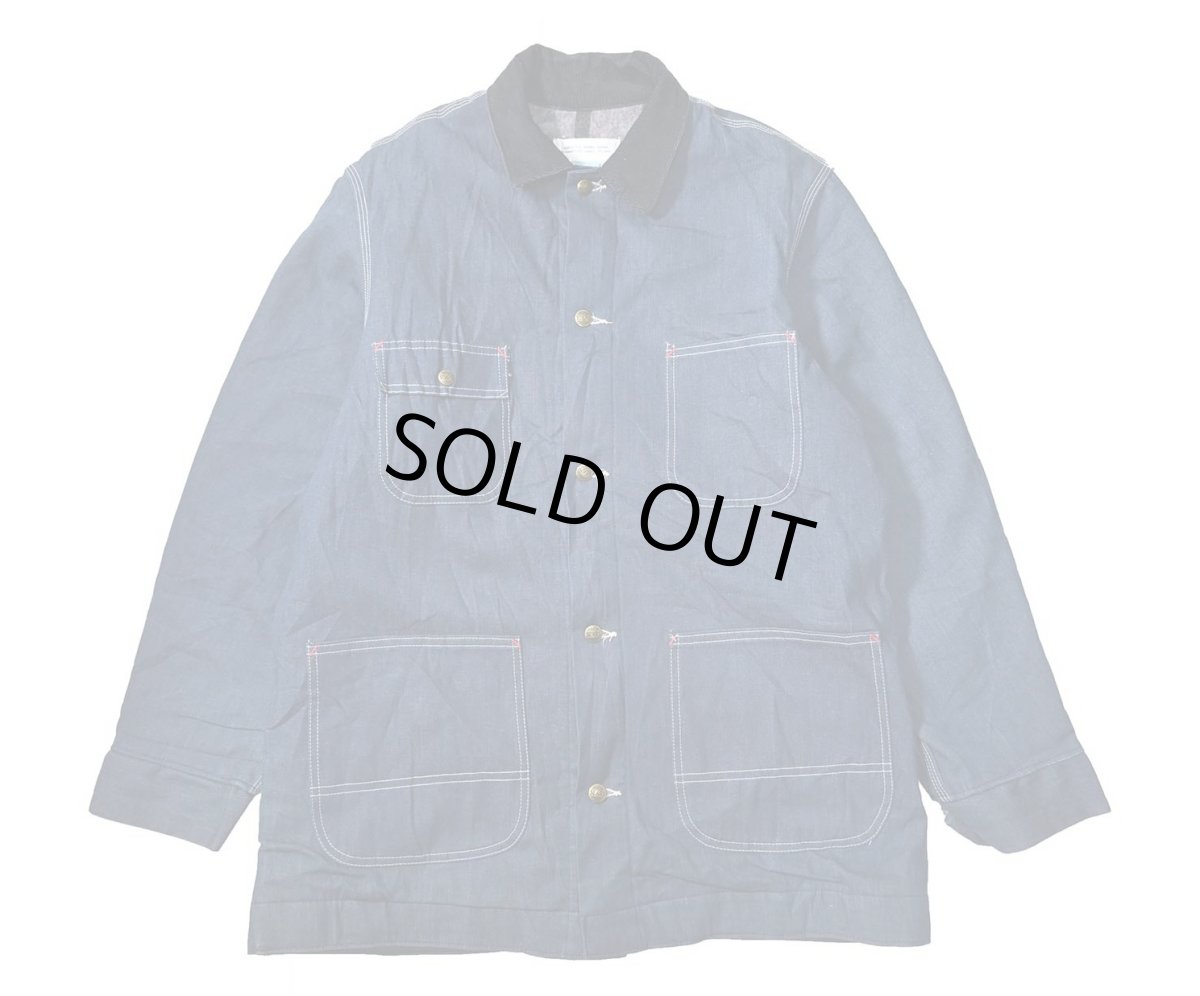 画像1: 70's Deadstock Sears Denim Coverall Blanket Liner (1)