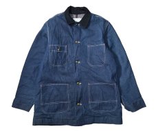 画像1: 70's Deadstock Sears Denim Coverall Blanket Liner (1)