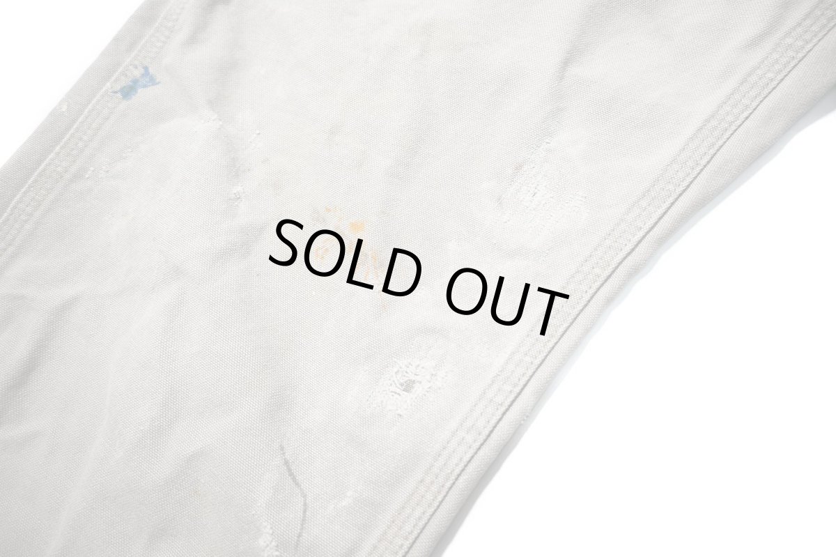 画像4: 13' Used Carhartt Duck Carpenter Pants Desert カーハート (4)