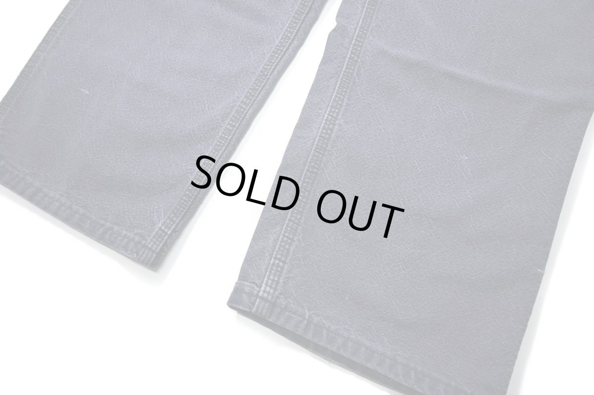 画像3: Used Carhartt FR Duck Carpenter Pants Navy カーハート (3)