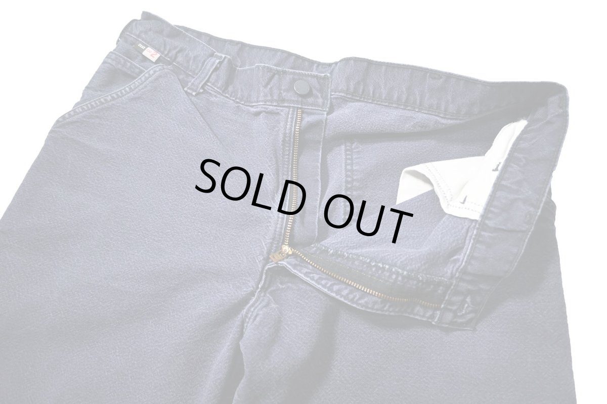 画像5: Used Carhartt FR Duck Carpenter Pants Navy カーハート (5)