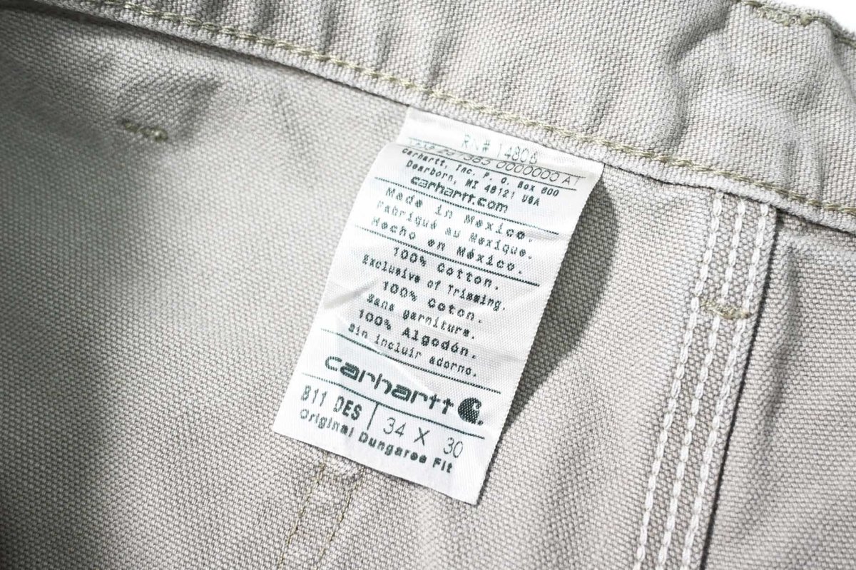 画像9: 13' Used Carhartt Duck Carpenter Pants Desert カーハート (9)