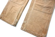 画像3: 07' Used Carhartt Duck Double Knee Carpenter Pants Brown カーハート (3)