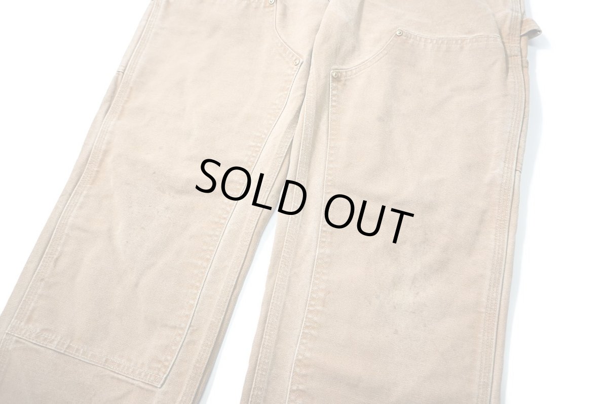 画像4: 07' Used Carhartt Duck Double Knee Carpenter Pants Brown カーハート (4)