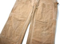 画像4: 07' Used Carhartt Duck Double Knee Carpenter Pants Brown カーハート (4)