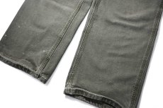 画像3: Used Carhartt Duck Carpenter Pants Moss カーハート (3)