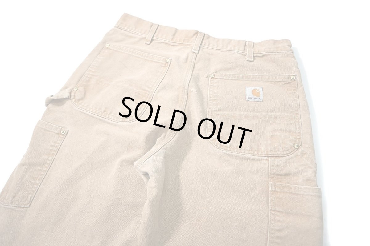 画像5: 07' Used Carhartt Duck Double Knee Carpenter Pants Brown カーハート (5)