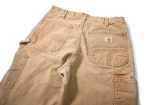画像5: 07' Used Carhartt Duck Double Knee Carpenter Pants Brown カーハート (5)