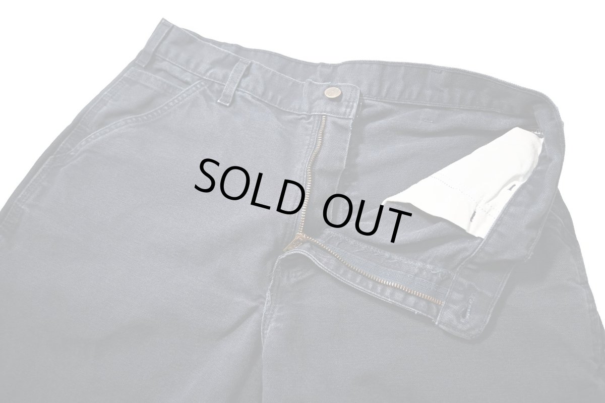 画像5: 09' Used Carhartt Duck Carpenter Pants Midnight カーハート (5)