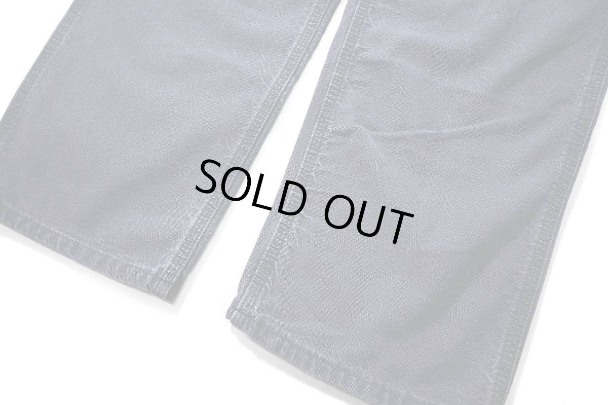 画像3: Used Carhartt FR Duck Carpenter Pants Navy カーハート (3)