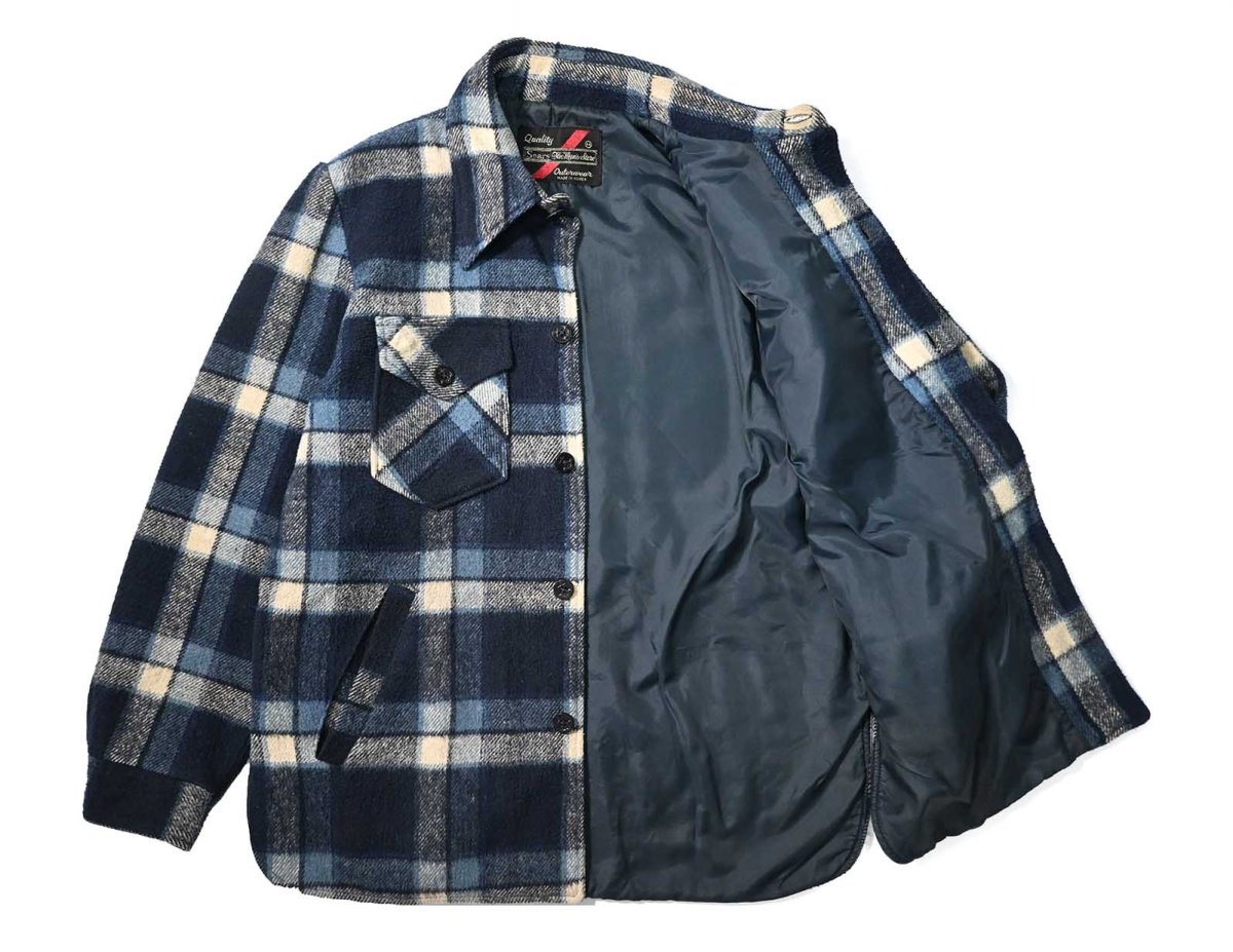 画像4: 70s Used Sears Wool Shirt Jacket (4)