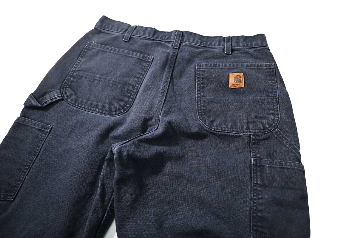 画像4: 09' Used Carhartt Duck Carpenter Pants Midnight カーハート (4)