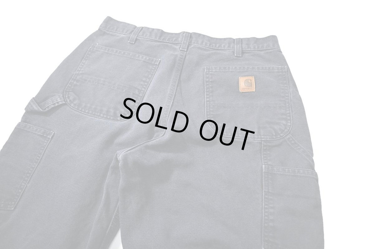 画像4: 09' Used Carhartt Duck Carpenter Pants Midnight カーハート (4)