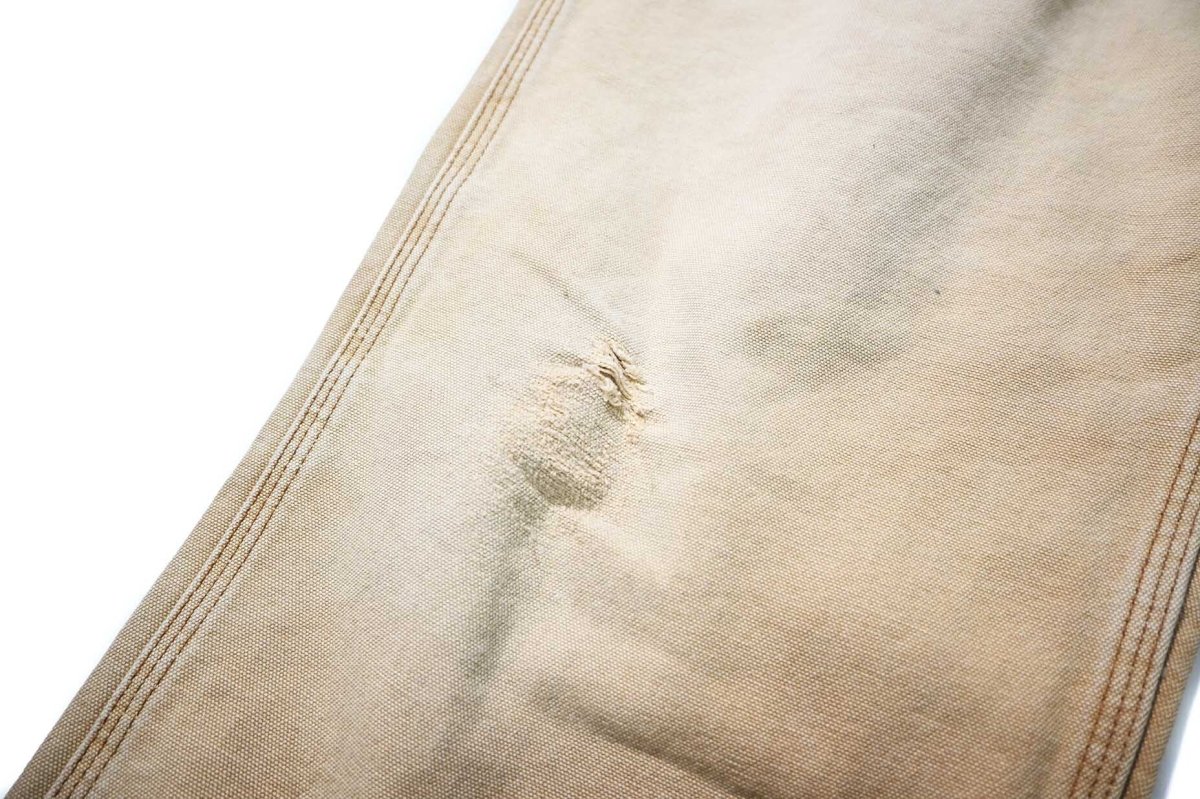 画像4: 00s Used Carhartt Duck Carpenter Pants Brown カーハート (4)