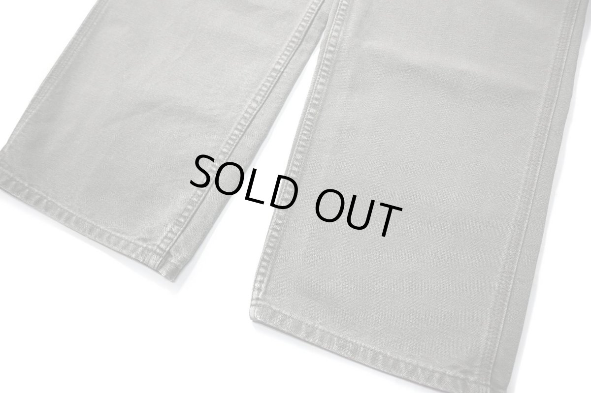 画像3: Used Carhartt Duck Carpenter Pants Moss カーハート (3)