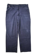 画像1: Used Carhartt FR Duck Carpenter Pants Navy カーハート (1)