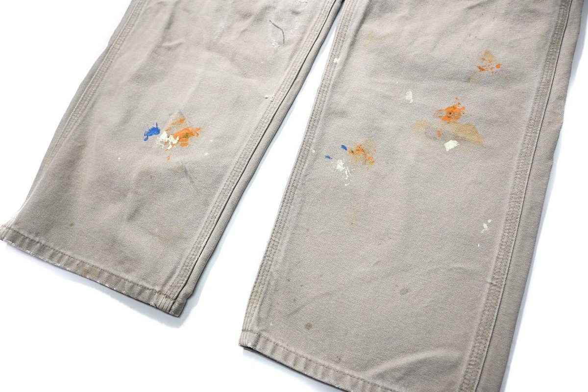 画像3: 13' Used Carhartt Duck Carpenter Pants Desert カーハート (3)