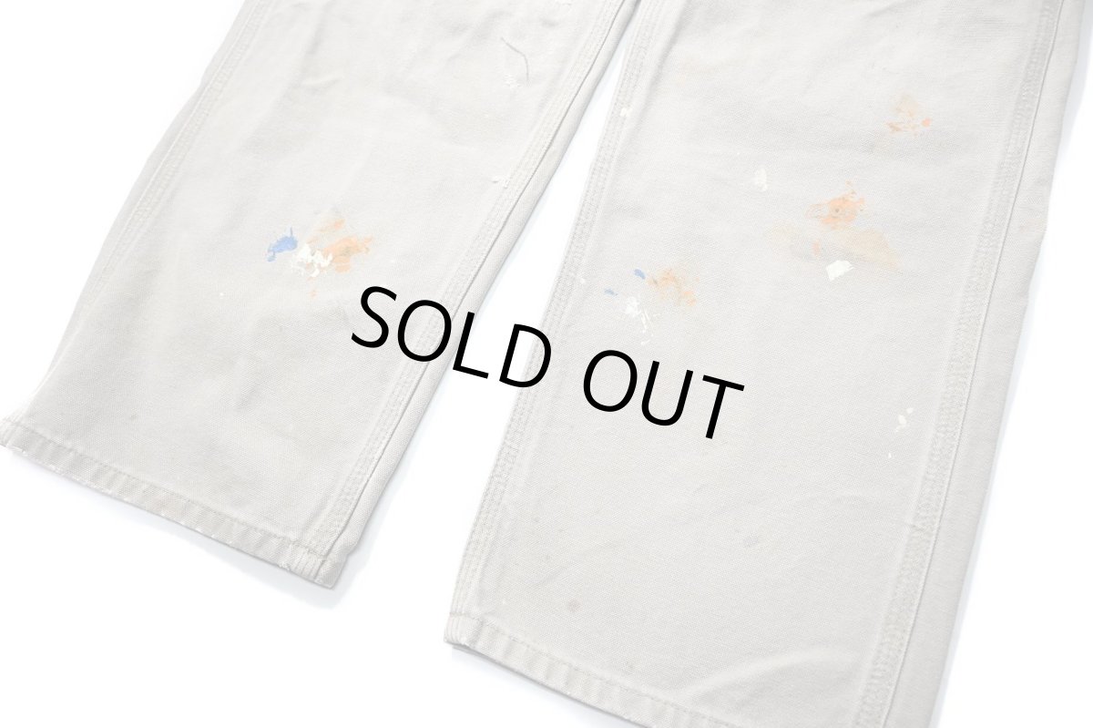 画像3: 13' Used Carhartt Duck Carpenter Pants Desert カーハート (3)