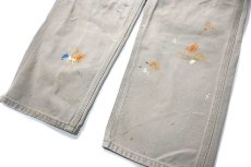 画像3: 13' Used Carhartt Duck Carpenter Pants Desert カーハート (3)