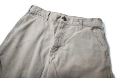 画像2: 13' Used Carhartt Duck Carpenter Pants Desert カーハート (2)
