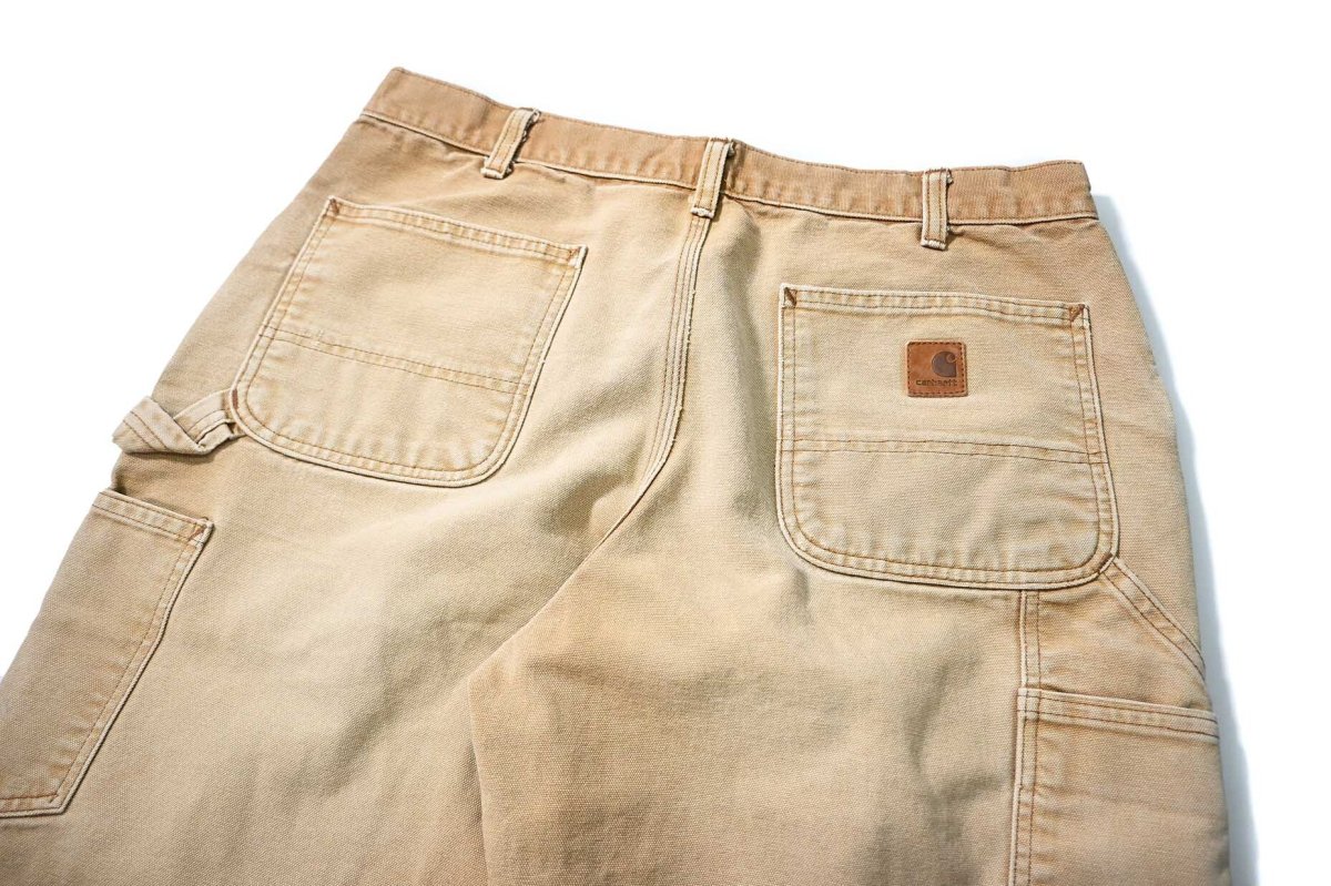 画像5: 00s Used Carhartt Duck Carpenter Pants Brown カーハート (5)