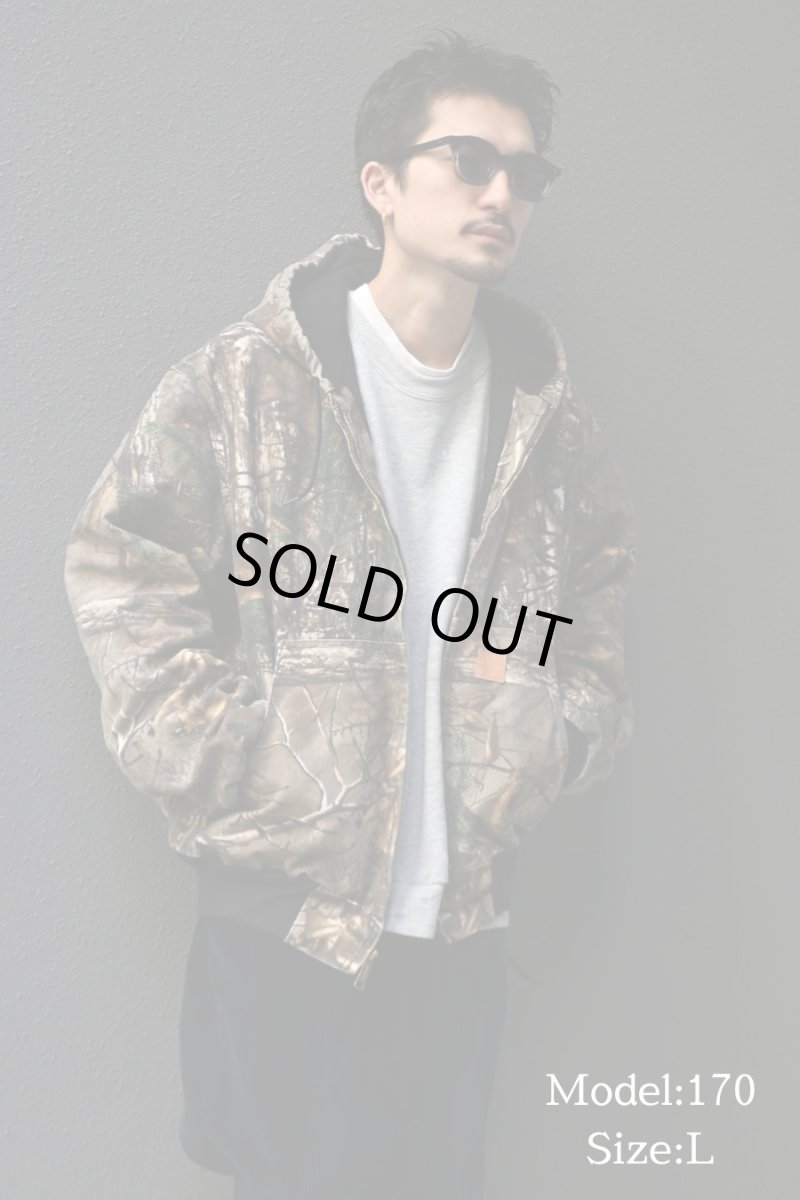 画像7: 13' Used Carhartt Duck Thermal Lined Active Jacket Realtree made in USA (7)