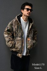 画像7: 13' Used Carhartt Duck Thermal Lined Active Jacket Realtree made in USA (7)