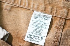 画像6: 13' Used Carhartt Duck Carpenter Pants Brown カーハート (6)