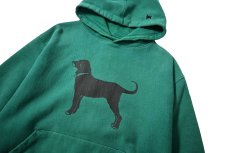 画像2: Used The Black Dog Sweat Hoodie Green (2)