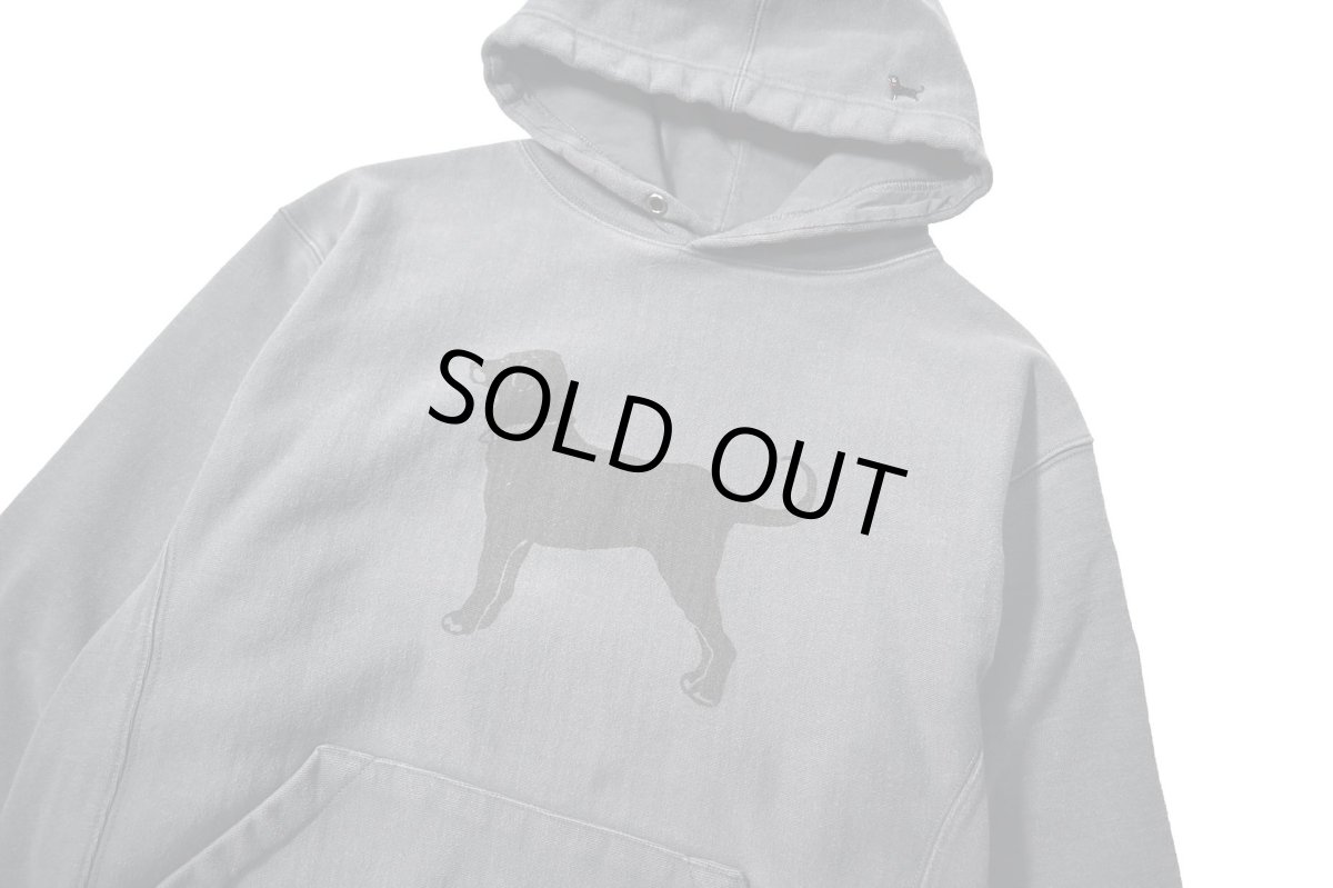 画像2: Used The Black Dog Sweat Hoodie Charcoal (2)