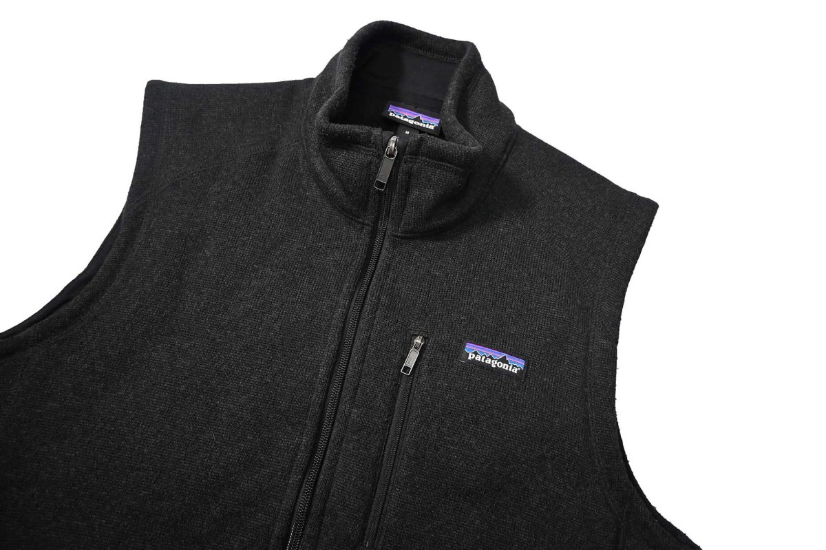 画像2: Used patagonia Better Sweater Vest Black パタゴニア (2)