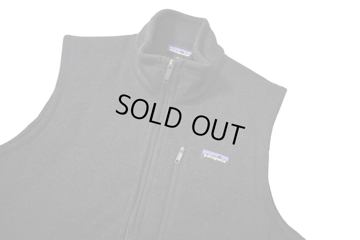 画像2: Used patagonia Better Sweater Vest Black パタゴニア (2)