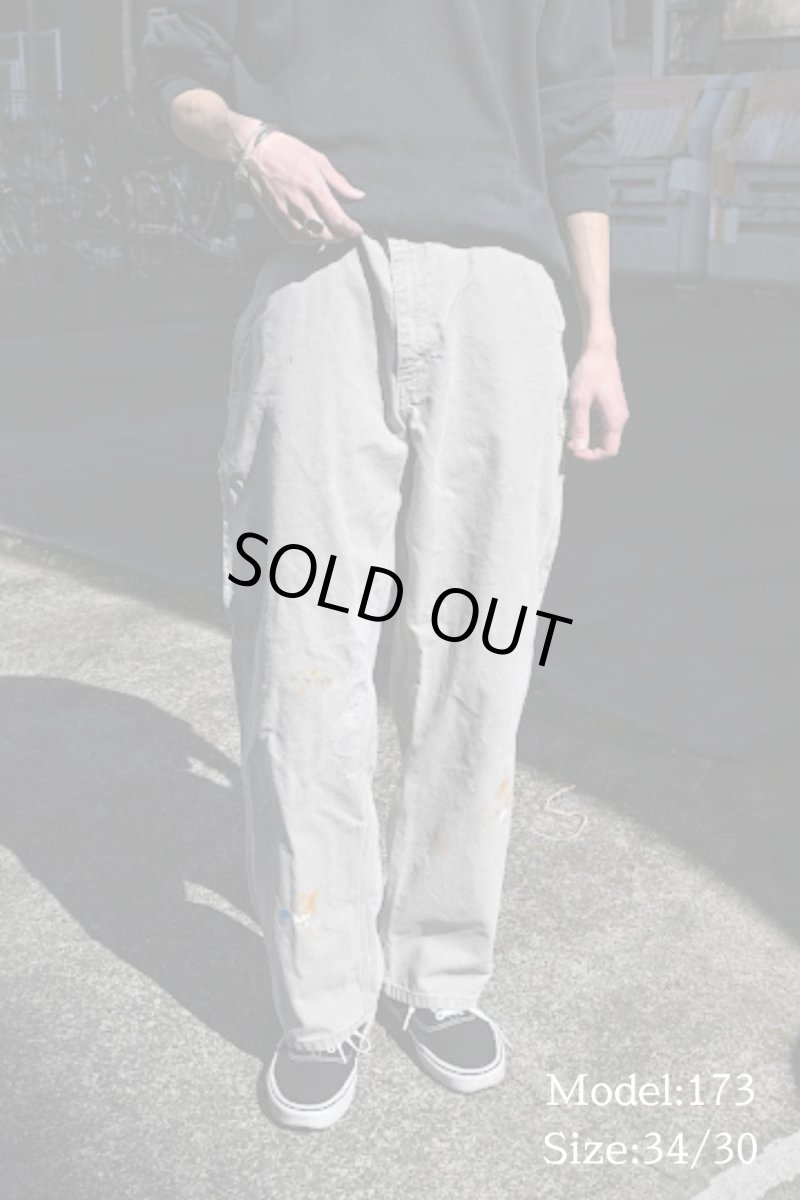 画像10: 13' Used Carhartt Duck Carpenter Pants Desert カーハート (10)