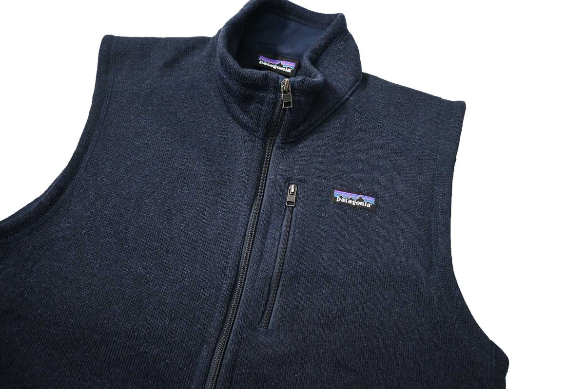 画像2: Used patagonia Better Sweater Vest Navy パタゴニア (2)