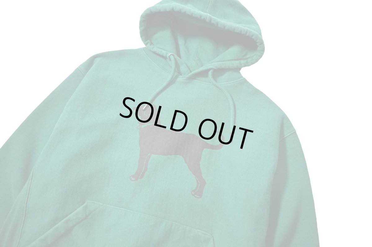 画像2: Used The Black Dog Sweat Hoodie Green (2)