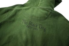 画像6: Used The Black Dog Sweat Hoodie Green (6)