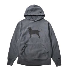 画像1: Used The Black Dog Sweat Hoodie Charcoal (1)