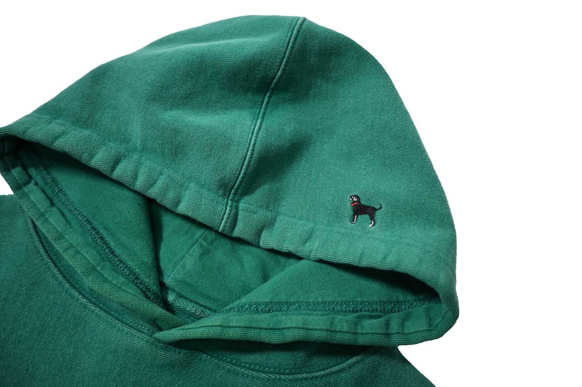 画像4: Used The Black Dog Sweat Hoodie Green (4)