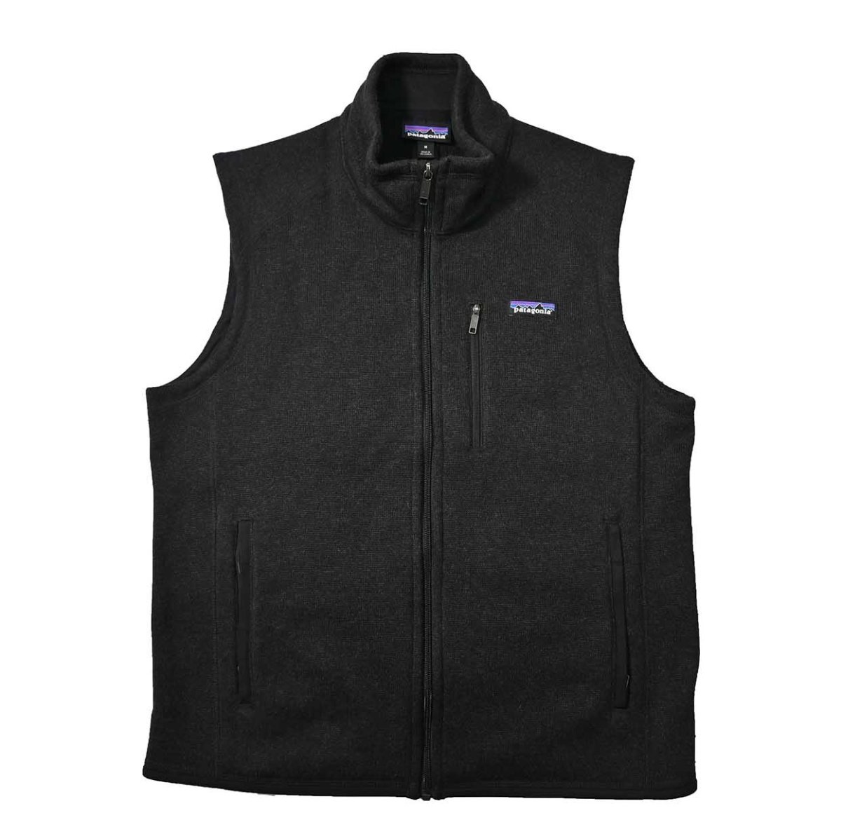 画像1: Used patagonia Better Sweater Vest Black パタゴニア (1)