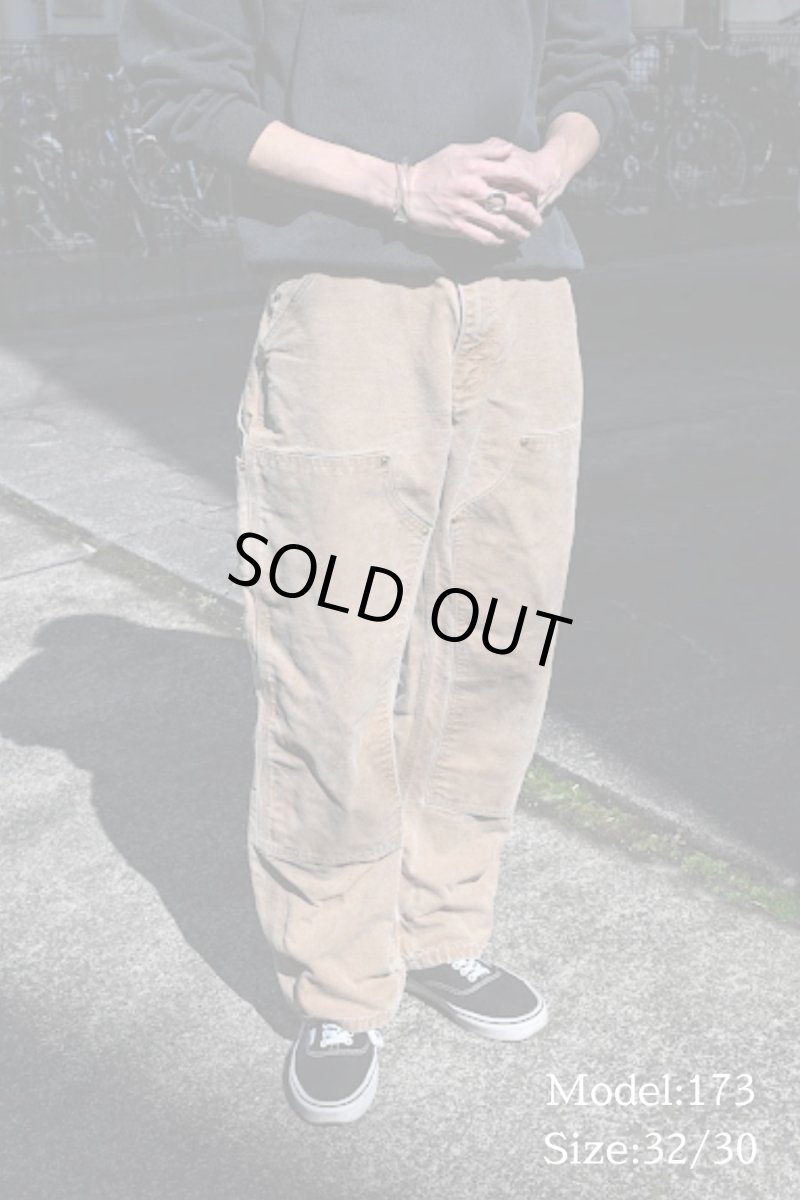 画像8: 07' Used Carhartt Duck Double Knee Carpenter Pants Brown カーハート (8)