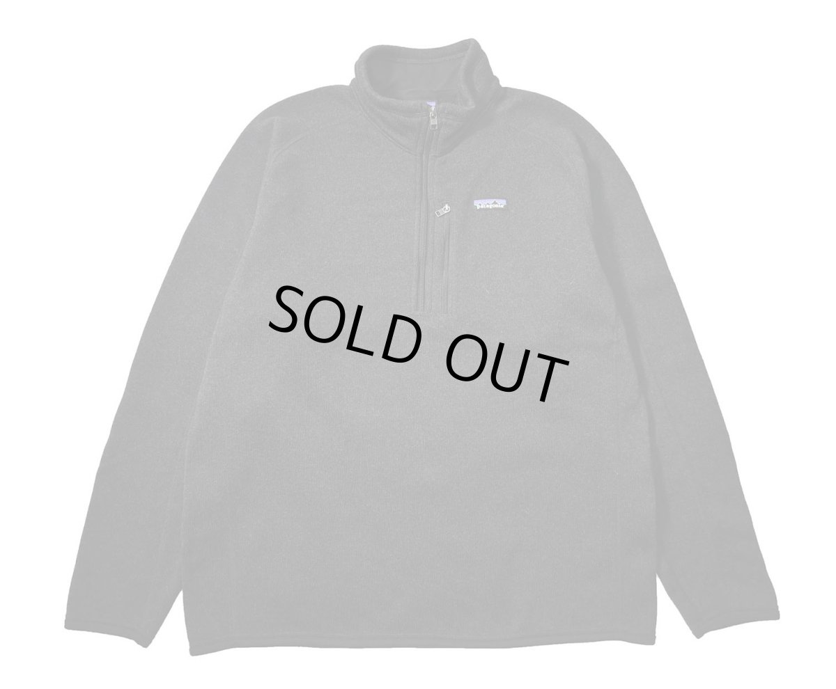 画像1: Used patagonia Better Sweater 1/4-Zip Black パタゴニア (1)