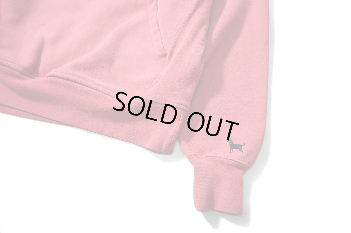 画像3: Used The Black Dog Sweat Hoodie Red (3)