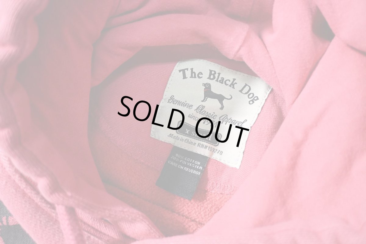 画像5: Used The Black Dog Sweat Hoodie Red (5)